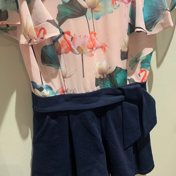 Baker by Ted Baker girls one piece romper dress 8y - Picture 7 of 11